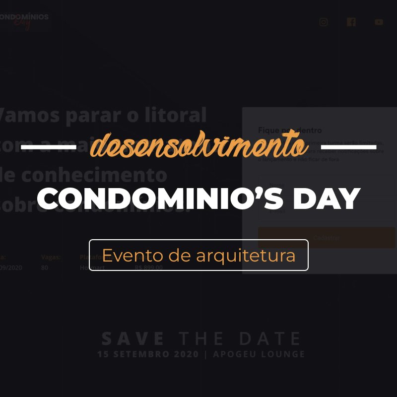 Projeto Condomínio Day